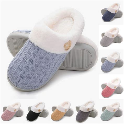 CAIXIA Women Arch Support Slippers – House Bedroom Slippers for Woman ...