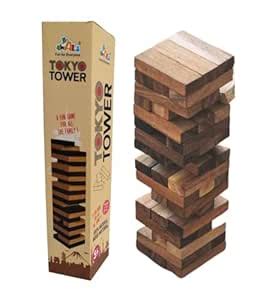 BKDT Marketing Wooden Tumbling Tower Game Indoor Stacking Puzzle Blocks ...