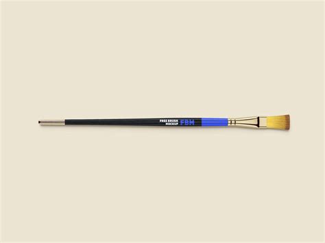 Paint Brush Mockup Set | Free PSD Templates