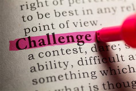 Challenge Ahead Sign Shows To Overcome a Stock Illustration ...