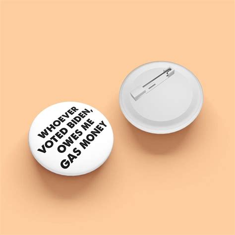 Buy 5 Pcs Round Badge,Fuck Biden Middle Finger Fuck You For Voting Him ...