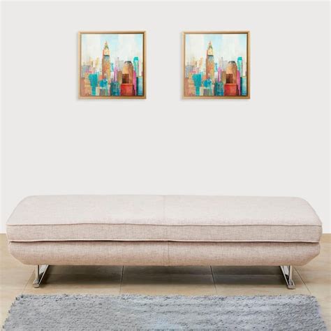 Buy Ebony Fabric 3-Seater Sofa Bed - Beige from Home Centre at just INR ...