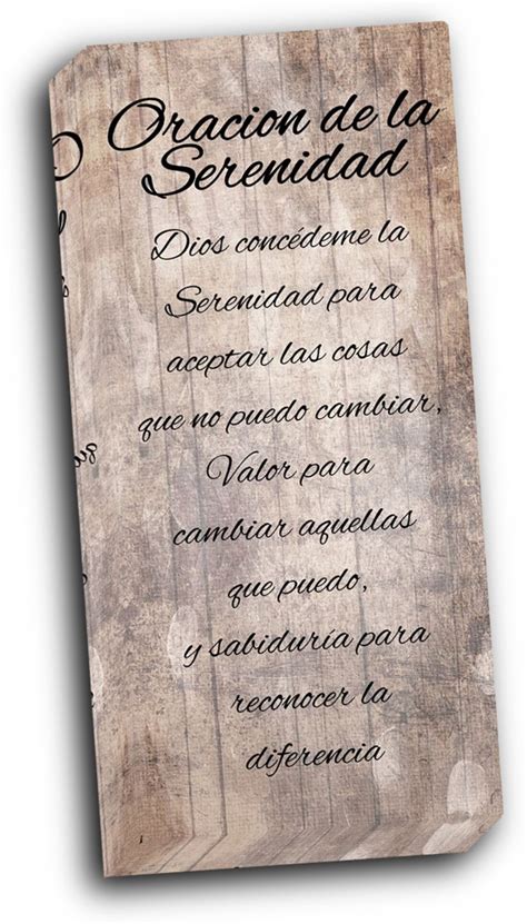 Serenity Prayer In Spanish