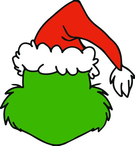 Free grinch santa hat clipart, Download Free grinch santa hat clipart ...