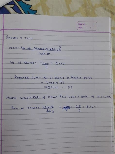 Question 1 a) Pls solve it SHARES AND DIVIDENDS MATH ICSE CLASS 10 ...