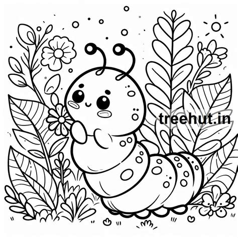 Caterpillar Coloring Pages