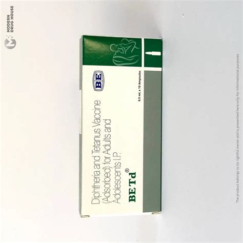 Tetanus Vaccine - Be Td Vaccines Trader - Wholesaler / Distributor from ...