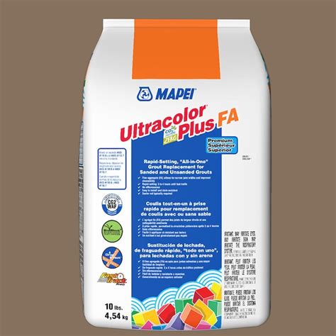 MAPEI Ultracolor Plus FA Mocha #5042 All-in-one Grout (10-lb) in the ...