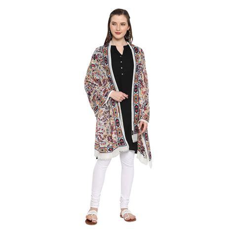Buy Rhythm Woolen Shawl Online | Shingora