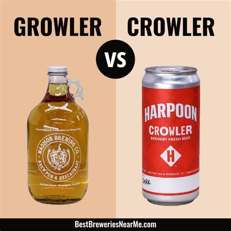 Growler vs Crowler (Differences + Best Choice for Fresh Beer) - BBNM