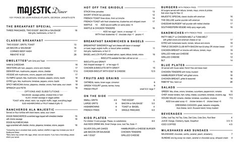 Welcome to Majestic Diner