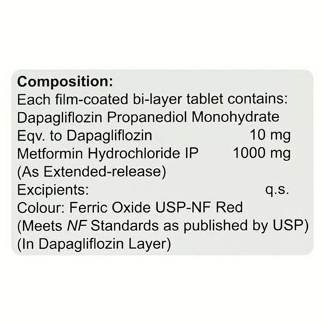 GLUFLOZIN MF FORTE Tablet 15's - Global Surgicals