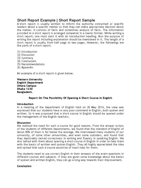 Image result for Short Report Before Code