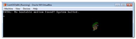 Image result for No Bootable Medium Found VirtualBox Fix