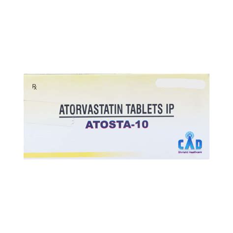 Atosta 10 MG Tablet (15): Uses, Side Effects, Price & Dosage | PharmEasy
