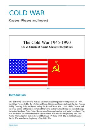 Cold war Norman Lowe - Cold War - Chapter The Cold War: problem 139 ...