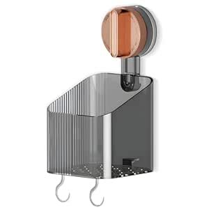 NEVADRILL Vacuum Suction Toothbrush Holder for Bathroom | Wall Mounted ...
