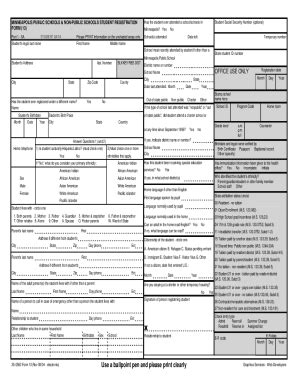Fillable Online washburn mpls k12 mn rptdiscoveryenstregform ...