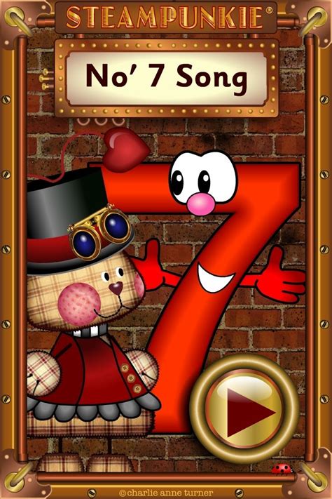 Kids learn the number seven (7) with Steam Punkie. Sing it, say it and ...