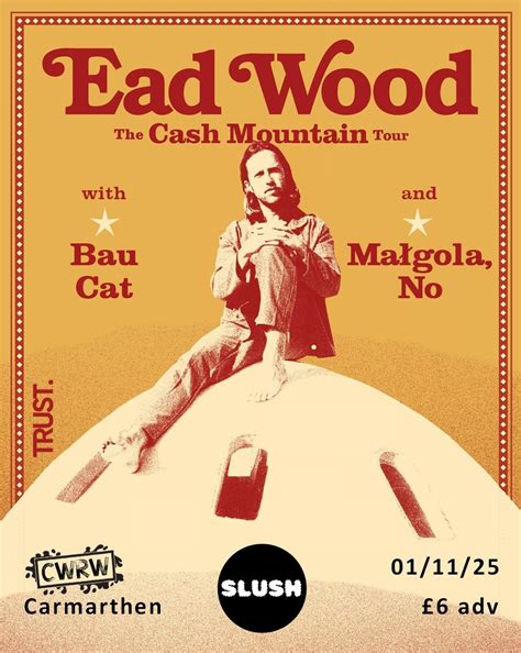 Ead Wood + Bau Cat + Małgola, No!, CWRW, Carmarthen, 1 November 2025 ...
