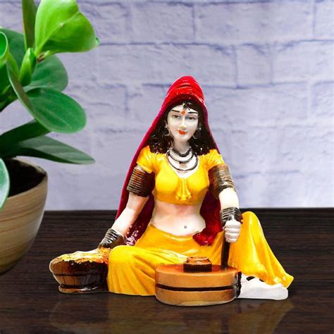 Karigaari Rajasthani Women in Yellow & Maroon Colored Clothes Using ...