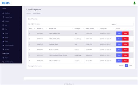 Real Estate Management System Project Using Python 的图像结果