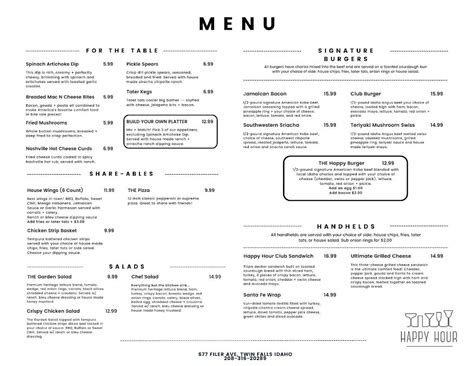 Menu at Happy Hour Restaurant (Best Restaurant), Tarkeshwar