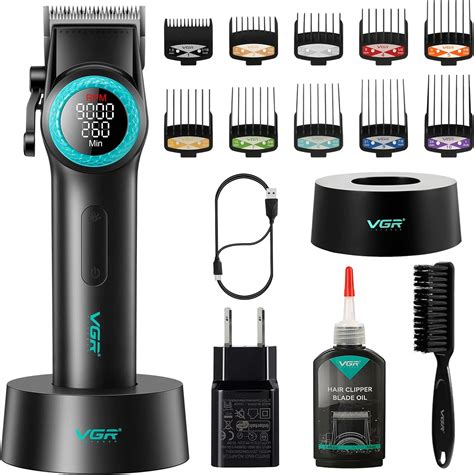 Amazon.com: VGR 001 Professional Hair Clippers for Men, Cordless Barber ...