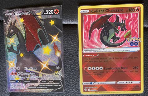 Pokemon Black Charizard Card