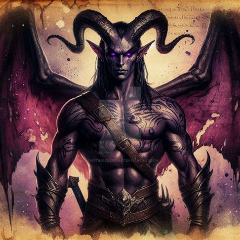 Incubus Warrior Winged Demon Character Art DnD 7$ by AdoptablesAICraft on DeviantArt