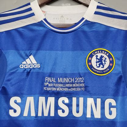 Chelsea Home 2012 UCL Final - Retro Shirt – Full Time Store