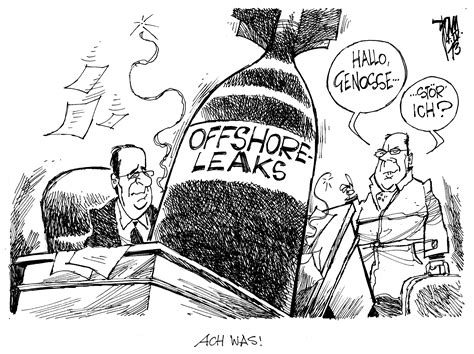 Aktuelle Karikaturen: Offshore Leaks