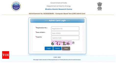 BARC Admit Card 2023 for prelims released on barc.gov.in; download here ...