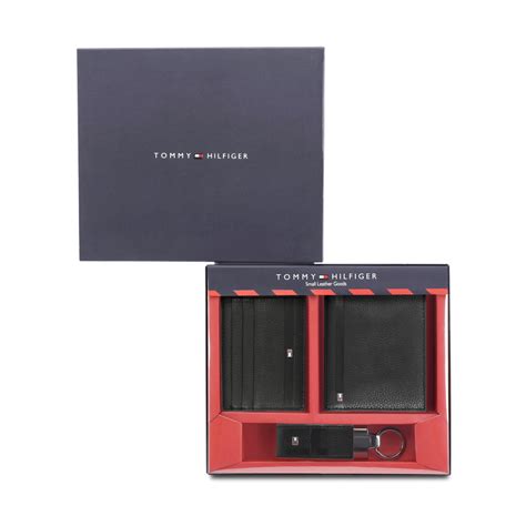 Tommy Hilfiger Blackpool Men's Lether Gift Set — BAGLINE