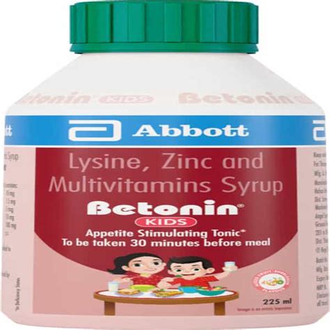 Buy BETONIN KIDS MIXED FRUIT BUBBLEGUM FLAVOUR MULTIVITAMIN SYRUP 225 ...