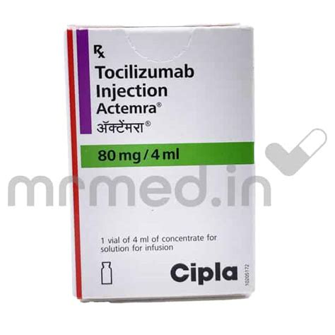 Buy Actemra 80mg Injection Online: Uses, Price, and Side Effects