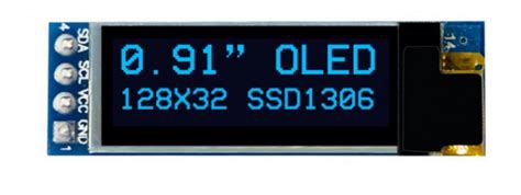 OLED SSD1306 I2C Display(128x32) Interfacing with Arduino ...