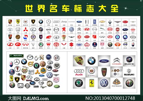 汽车标志图片大全：全球365个汽车品牌标志，95%的人都认不全