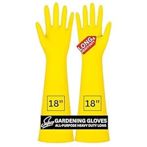 SAFECO 18 Inch Long Heavy Duty Gardening Gloves for Home Garden for ...