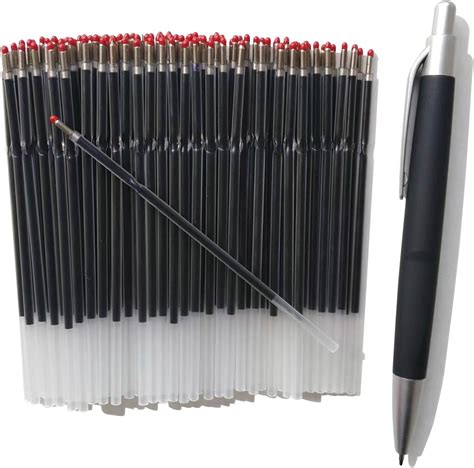 Amazon.com : 100 Pack 0.7 Ball Pen Refills,Retractable Ball Point Pen ...