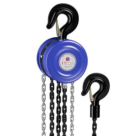 Buy 2200 Lbs/1 Ton Chain Hoist, 3M/10Ft Manual Chain Block Hoist, Hand ...