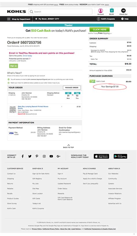 Kohl's Return Without Receipt Limit at Virginia Corns blog