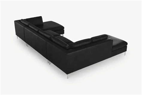 Richard L Shape 8 Seater Leatherette Sofa Set For Living Room – Torque ...