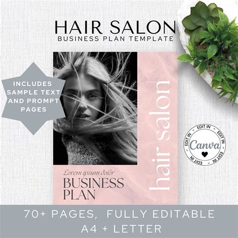 Hair Salon Business Plan Template 的图像结果