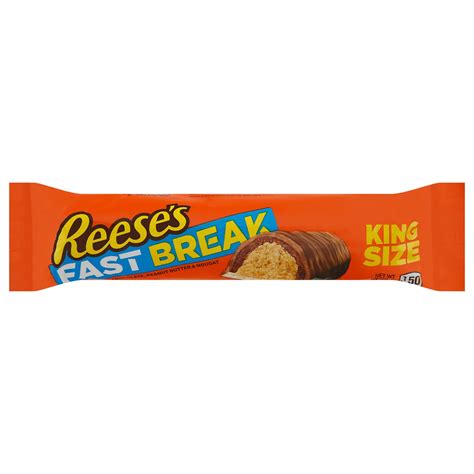 Reese's Fast Break Peanut Butter Candy Bar - King Size - Shop Candy at ...