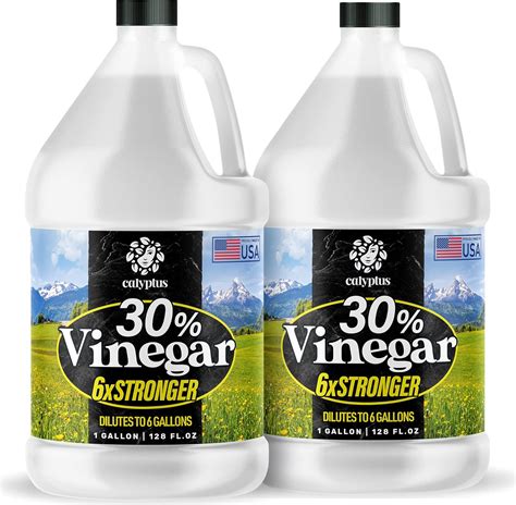Amazon.com : Calyptus 30% Pure Super Concentrated Vinegar | Dilutes to ...