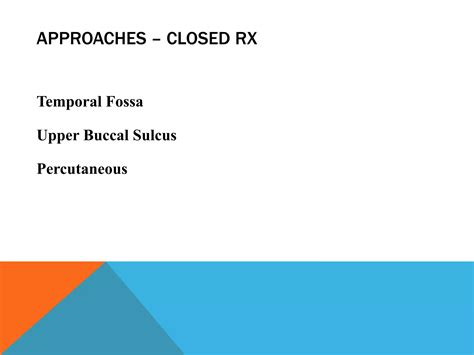 Management of zygomaticomaxillary complex fractures ih | PPTX