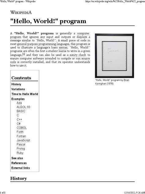Hello Program 的图像结果