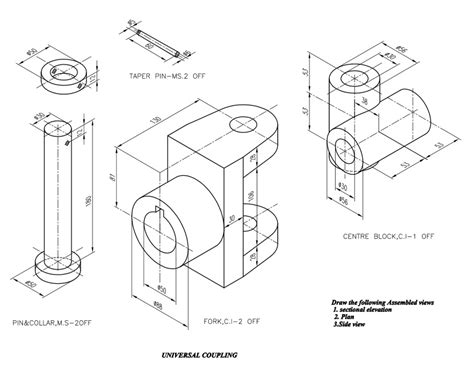 Image result for Universal Coupling Drawing