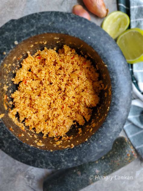 How To Make Sri Lankan Sambal